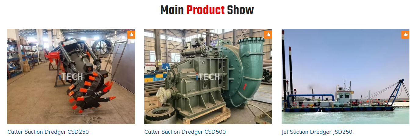 River Dredging Equipment for Sale Продажа дноуглубительного оборудования для рек